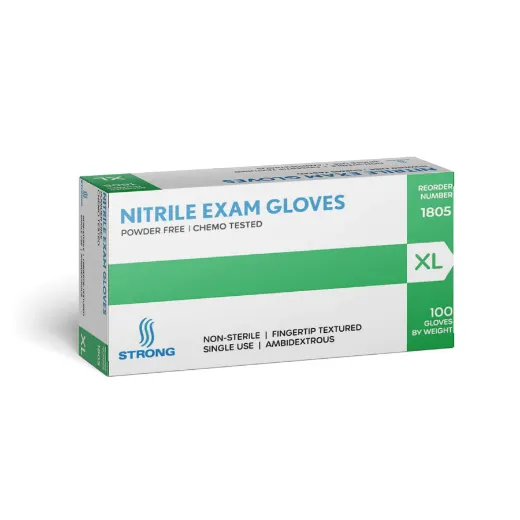 Picture of Nitrile Exam Glove Chemo - Blue 3.5 Mil