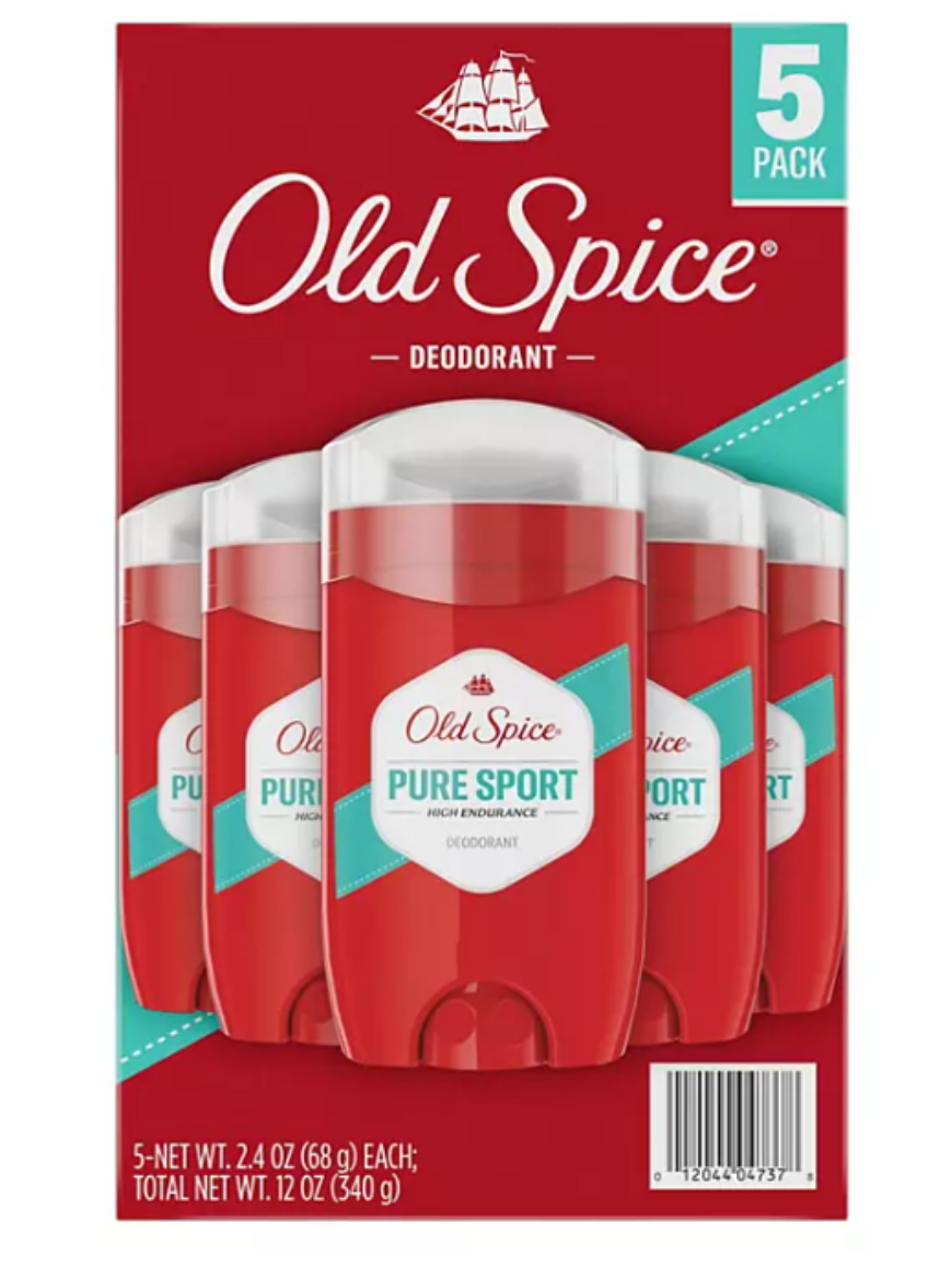 Picture of Old Spice Pure Sport Deodorant (3.0 oz., 5 pk.)