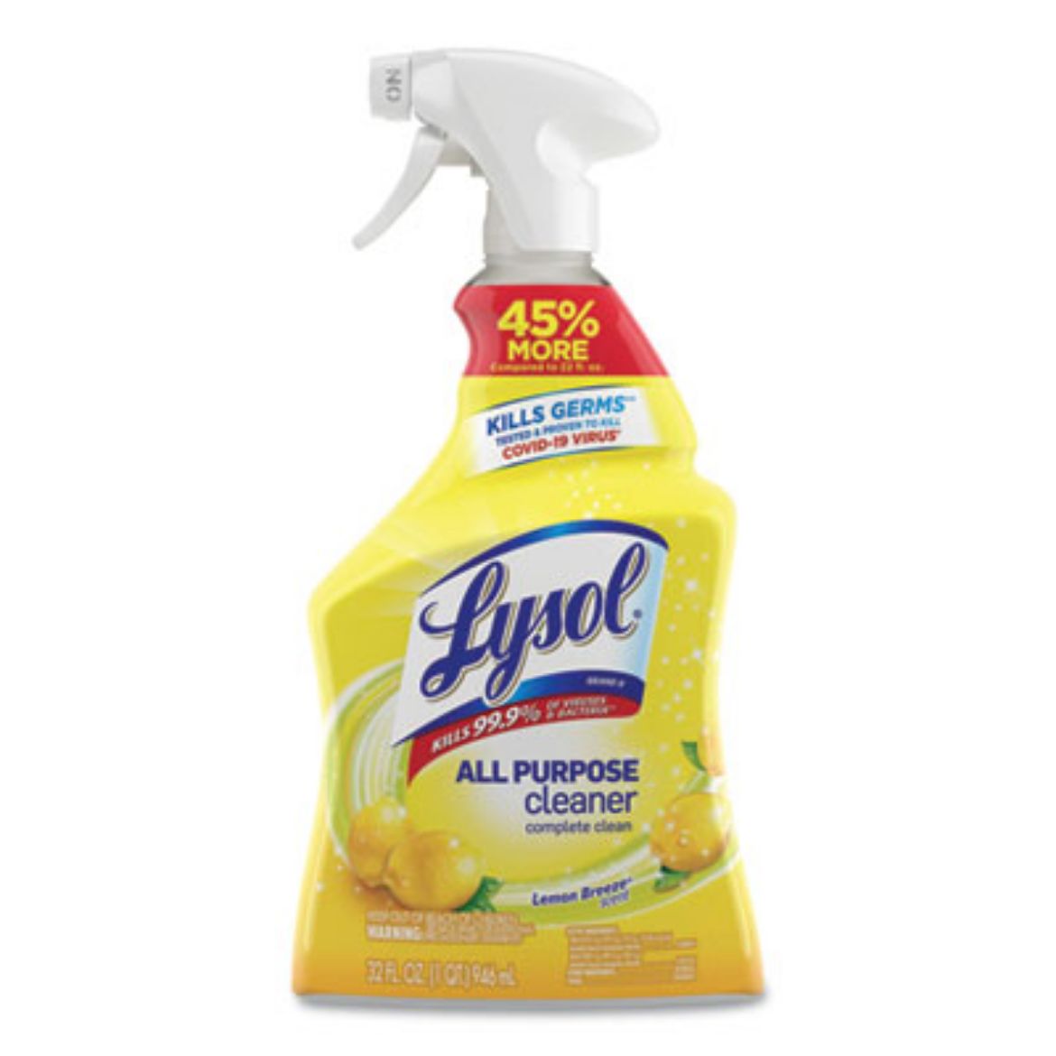 Picture of LYSOL® Ready-to-Use All-Purpose Cleaner, Lemon Breeze, 32 oz Spray Bottle