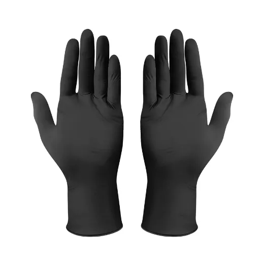 Picture of Nitrile Exam Glove - Black 5 Mil