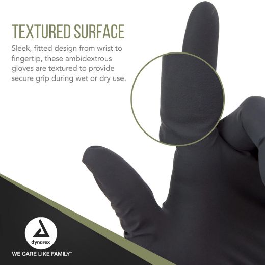 Picture of Black Arrow Latex Exam Gloves, Powder-Free