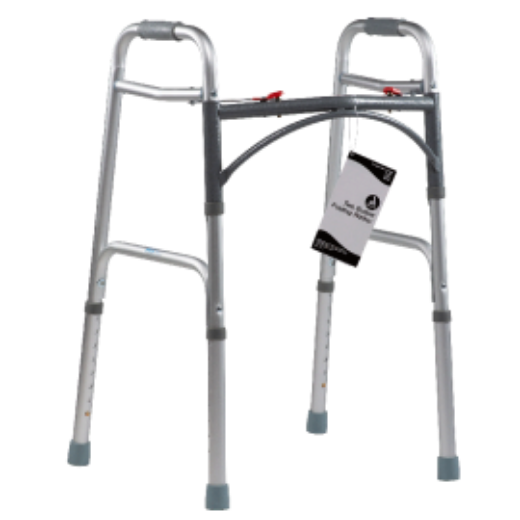 Picture of Adult Two Button Folding Walker, 1 each